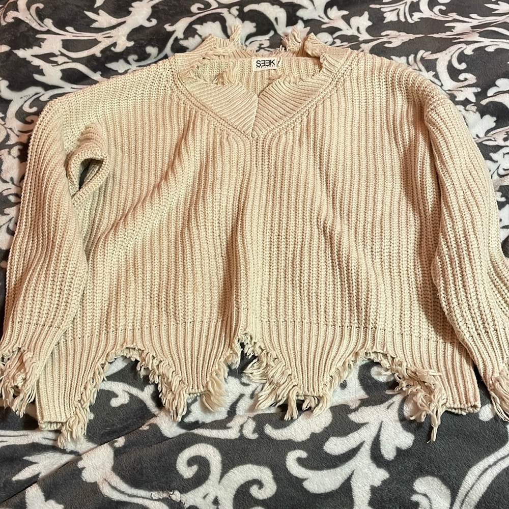 White sweater